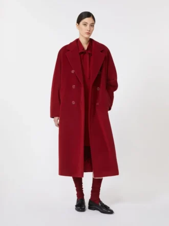 101801 Icon Coat, mörkröd