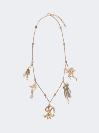 ”abissi” metallhalsband med strass, guld ”abissi” metallhalsband med strass, guld