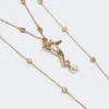 ”abissi” metallhalsband med strass, guld ”abissi” metallhalsband med strass, guld