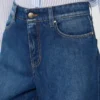 Baggy jeans i denim, marinblå