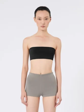 Bandeau-bh i stretchviskos, svart