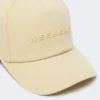 Baseballkeps i canvas, beige Baseballkeps i canvas, beige