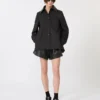 Bermudashorts i läder, svarta Bermudashorts i läder, svarta