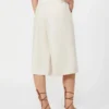 Bermudashorts i linne, beige Bermudashorts i linne, beige