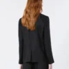 Blazer i linne, svart Blazer i linne, svart