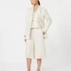 Blazer i rent linne, beige Blazer i rent linne, beige