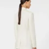 Blazer i rent linne, beige Blazer i rent linne, beige
