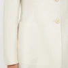 Blazer i rent linne, beige Blazer i rent linne, beige