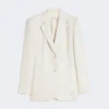 Blazer i rent linne, beige Blazer i rent linne, beige