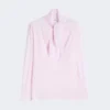 Blus i sidencharmeuse, rosa Blus i sidencharmeuse, rosa