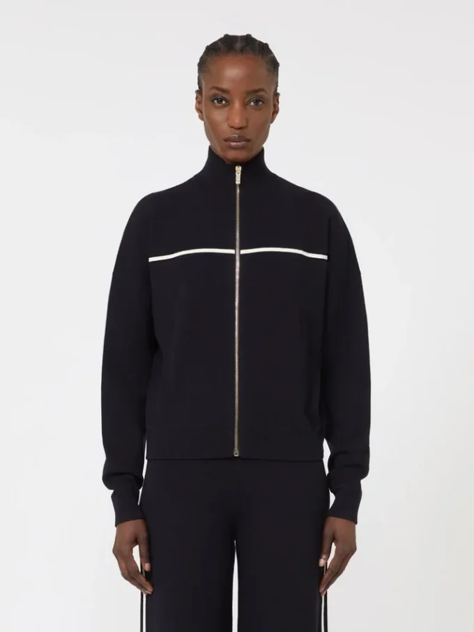 Boxig kofta i stretchviskos, marinblå Boxig kofta i stretchviskos, marinblå