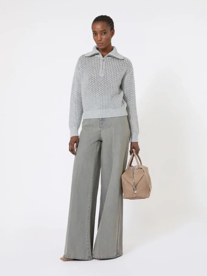 Breda byxor i denim, svarta Breda byxor i denim, svarta