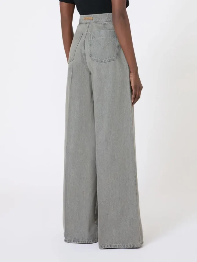 Breda byxor i denim, svarta Breda byxor i denim, svarta