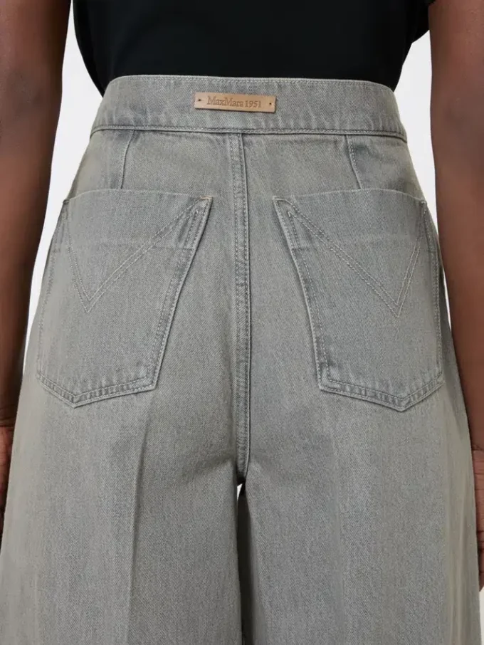 Breda byxor i denim, svarta Breda byxor i denim, svarta