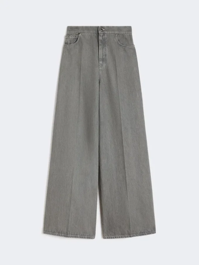Breda byxor i denim, svarta Breda byxor i denim, svarta