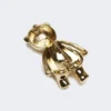 Bricka i form av en Teddy Bear i metall, vit Bricka i form av en Teddy Bear i metall, vit