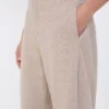 Byxor i kashmir och ullfleece, beige Byxor i kashmir och ullfleece, beige