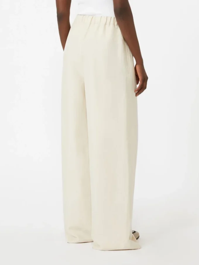 Byxor i linne och siden, beige Byxor i linne och siden, beige