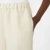 Byxor i linne och siden, beige Byxor i linne och siden, beige