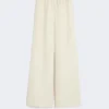 Byxor i linne och siden, beige Byxor i linne och siden, beige
