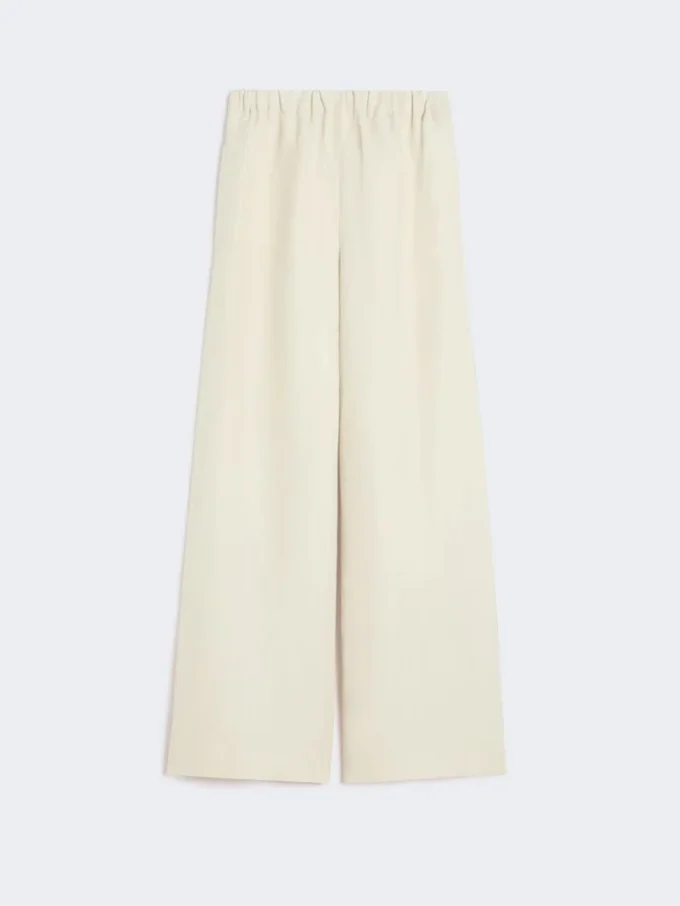 Byxor i linne och siden, beige Byxor i linne och siden, beige