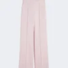 Byxor i ull, mohair och siden, beige-rosa Byxor i ull, mohair och siden, beige-rosa