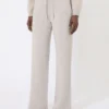 Byxor i ull och kashmir, beige