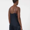 Camisole-top i envers-satin, midnattblå Camisole-top i envers-satin, midnattblå
