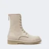 Combat-kängor i ren kashmir, beige Combat-kängor i ren kashmir, beige