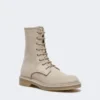 Combat-kängor i ren kashmir, beige Combat-kängor i ren kashmir, beige