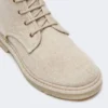 Combat-kängor i ren kashmir, beige Combat-kängor i ren kashmir, beige