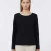 Enkel jersey-t-shirt, svart Enkel jersey-t-shirt, svart
