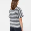 Enkel t-shirt i bomull, ecru