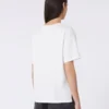 Enkel t-shirt i bomull, optiskt vit Enkel t-shirt i bomull, optiskt vit