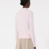 Feminin kofta i ull, rosa Feminin kofta i ull, rosa