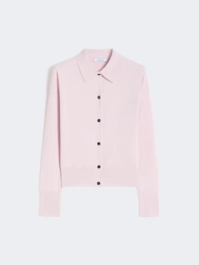 Feminin kofta i ull, rosa Feminin kofta i ull, rosa