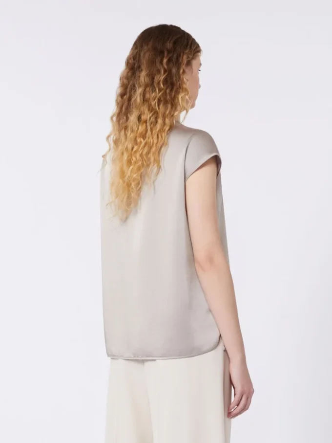 Feminin satintopp, nude Feminin satintopp, nude