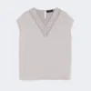 Feminin satintopp, nude Feminin satintopp, nude