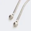 Halsband i metall med sfärdetaljer, palladium Halsband i metall med sfärdetaljer, palladium