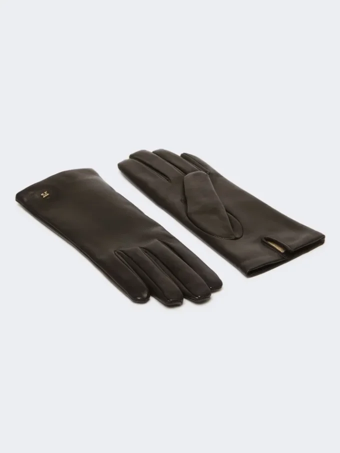 Handskar i nappaläder, svarta Handskar i nappaläder, svarta
