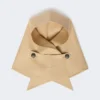 Hatt-foulard i vattenavvisande gabardin, beige Hatt-foulard i vattenavvisande gabardin, beige