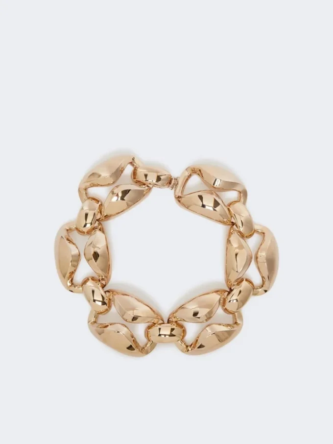 Iögonfallande metallhalsband, brons Iögonfallande metallhalsband, brons