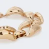 Iögonfallande metallhalsband, brons Iögonfallande metallhalsband, brons