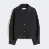 Jacka i denim med jersey-effekt, ultramarin Jacka i denim med jersey-effekt, ultramarin