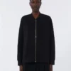 Jacka i scuba-jersey, svart Jacka i scuba-jersey, svart