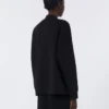 Jacka i scuba-jersey, svart Jacka i scuba-jersey, svart