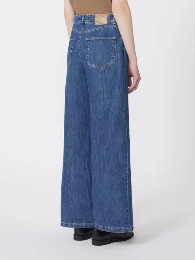 Jeans med vida ben, midnattsblå Jeans med vida ben, midnattsblå