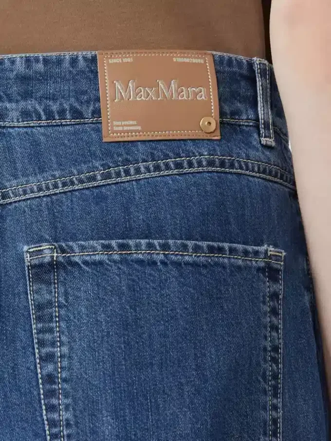 Jeans med vida ben, midnattsblå Jeans med vida ben, midnattsblå