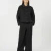 Jacka i denim med jersey-effekt, ultramarin Jacka i denim med jersey-effekt, ultramarin