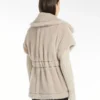 Kappa i teddytyg av alpacka och ull, beige Kappa i teddytyg av alpacka och ull, beige